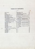 Table of Contents, Franklin County and Columbus 1872